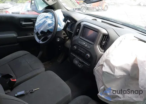 2020 Chevrolet Silverado 4Wd Short Bed Custom Trail Boss z USA, uszkodzony, nr VIN 1GCPYCEH5LZ247585